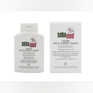 Seba med liquid face and body wash